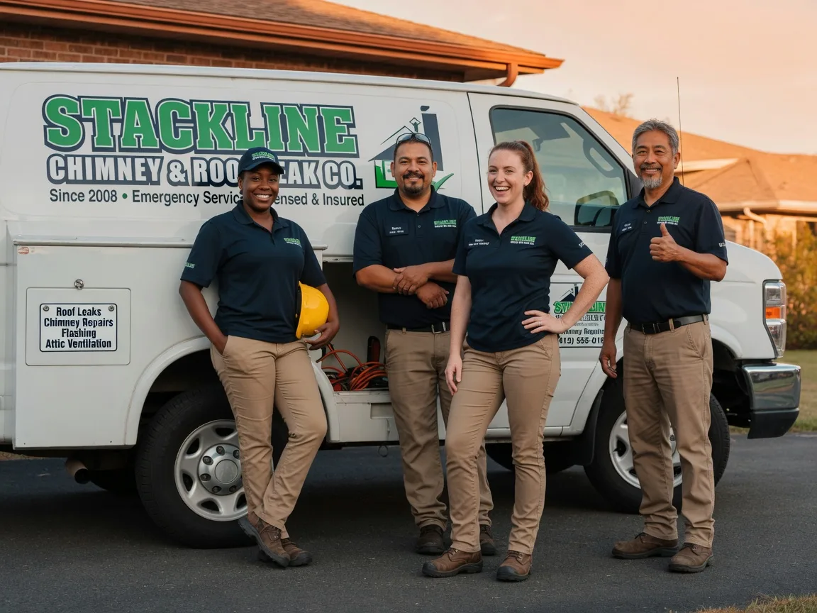 Chimney flashing repair company in Amery, WI